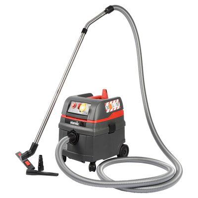 Powerful Industrial Dust Extractor for use in construction, woodwork shops, DIY and renovations - Certified M Class Starmix Pulse Vacuum - Dust Arrest