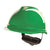 Short Peak Quick-Turn V-Gard Safety Helmet-PP-3120GR-Leachs