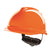 Short Peak Quick-Turn V-Gard Safety Helmet-PP-3120OR-Leachs