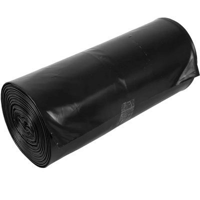 100 Builders Rubble Sacks Tear-Resistant, Black